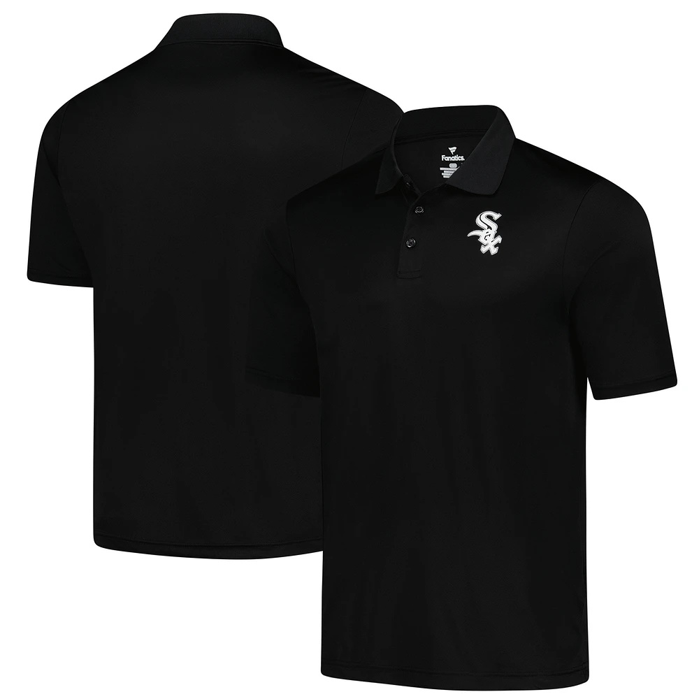 Polo Fanatics noir pour homme des Chicago White Sox