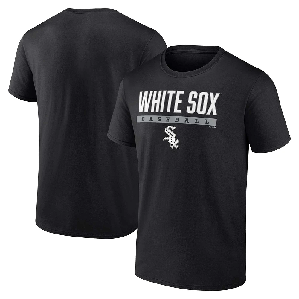 Men's Fanatics Black Chicago White Sox Power Hit T-Shirt