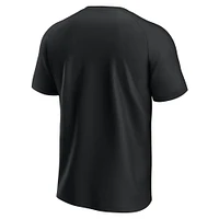 Men's Fanatics  Black Chicago White Sox Raglan T-Shirt