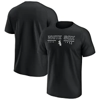 Men's Fanatics  Black Chicago White Sox Raglan T-Shirt