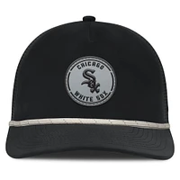 Casquette ajustable en forme de A pour homme Fanatics Black Chicago White Sox Signature