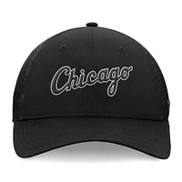 Men's Fanatics Black Chicago White Sox Spacer Mesh Flex Hat