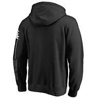 Men's Fanatics Black Chicago White Sox Team Front Line Fitted Pullover Hoodie