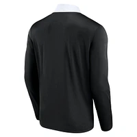 Men's Fanatics Black Chicago White Sox Unstoppable Quarter-Zip Top