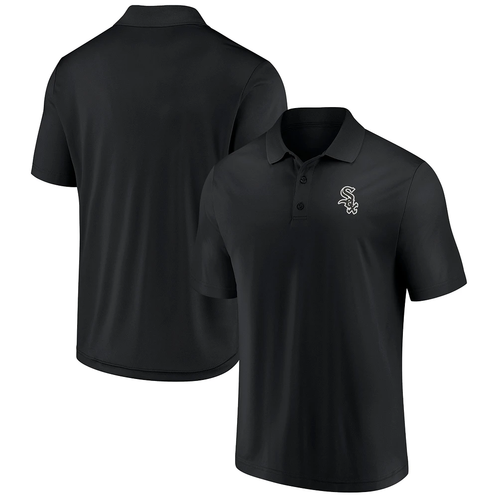 Men's Fanatics Black Chicago White Sox Winning Streak Polo