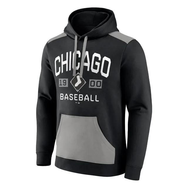 Fanatics Branded Men's Fanatics Branded Heathered Charcoal Chicago White Sox  The 312 Team Fitted Pullover Hoodie