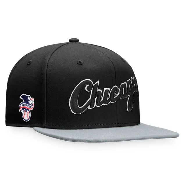 Lids Chicago White Sox Fanatics Branded Smoke Dye Fitted Hat - Black/White