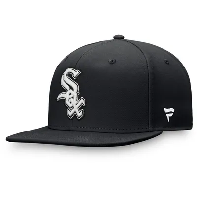 Chicago White Sox Fanatics Branded Core Adjustable Snapback Hat - Black