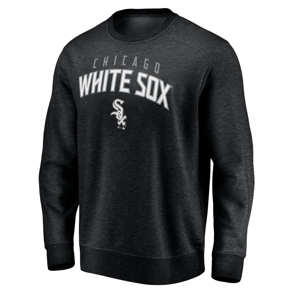 Chicago White Sox Fanatics Branded Women's Crew Pullover Sweater -  Heathered Gray