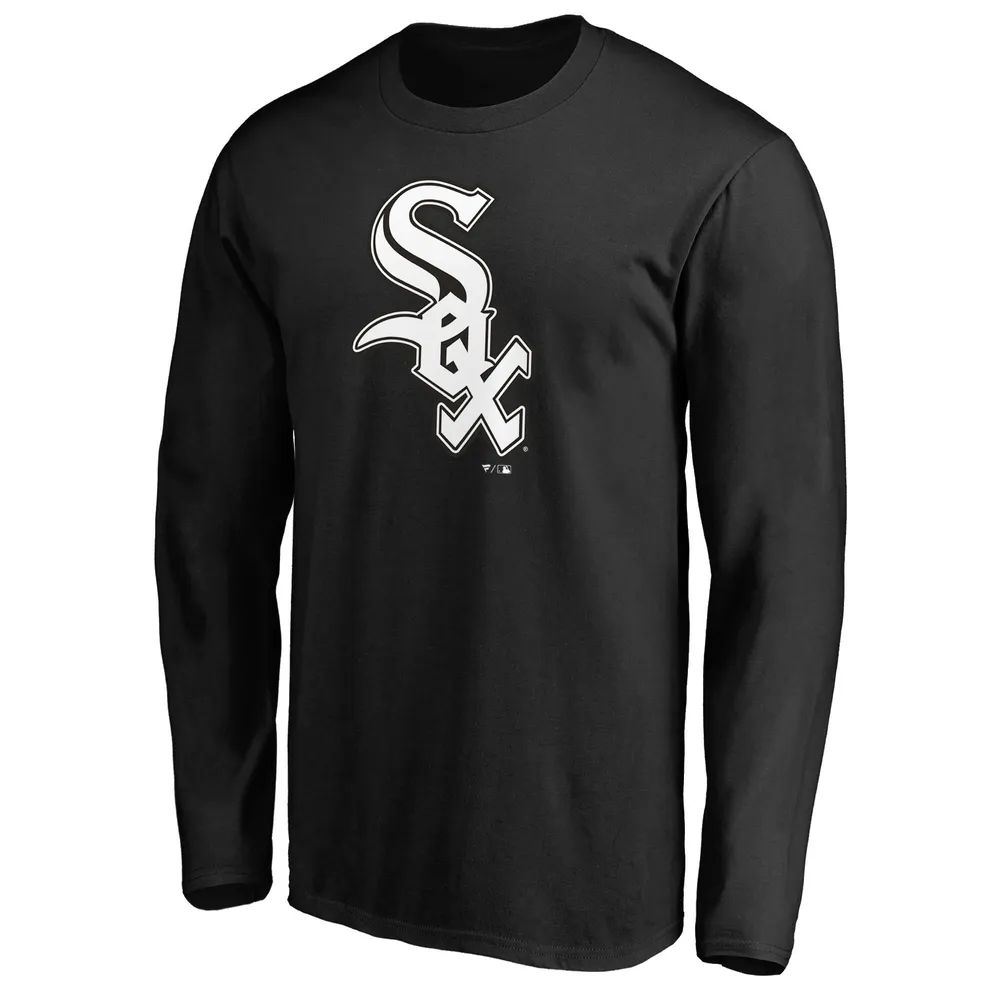 Fanatics Men's Black Chicago White Sox Official Logo T-shirt