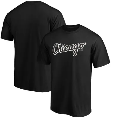 Chicago White Sox Fanatics Branded Official Wordmark T-Shirt - Black