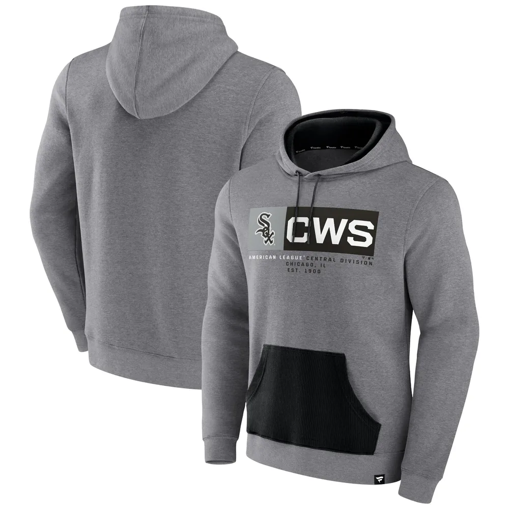 Women's Fanatics Branded Heathered Gray Chicago White Sox Crew