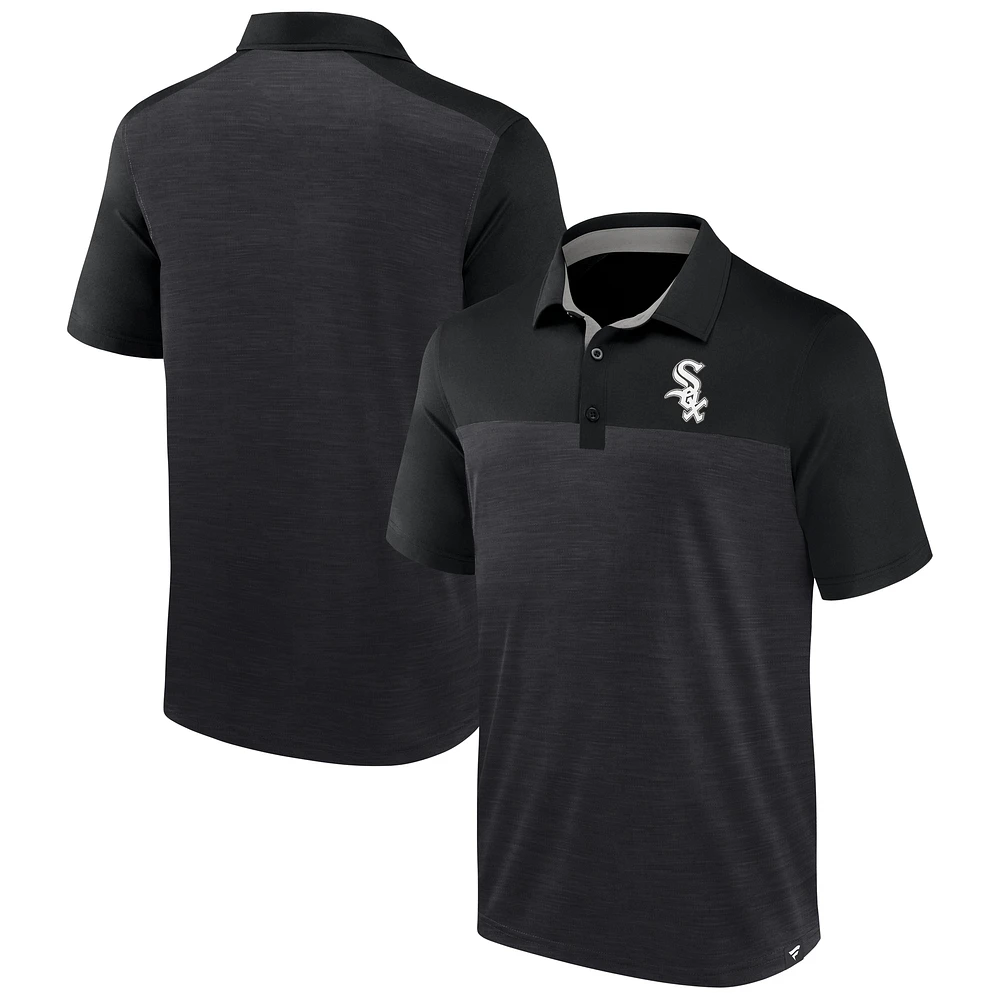 Polo Fanatics pour homme en charbon de bois Chicago White Sox Base Thief