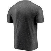 Men's Fanatics Charcoal Chicago White Sox Official Logo Space Dye T-Shirt