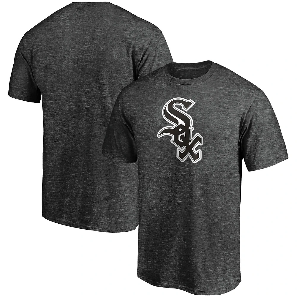 T-shirt avec logo officiel des Chicago White Sox Fanatics Charcoal pour hommes