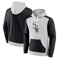 Sweat à capuche Fanatics pour hommes, gris/noir, Chicago White Sox Arctic