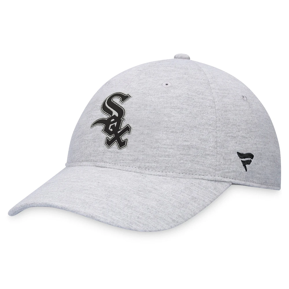 Men's Fanatics Gray Chicago White Sox Logo Adjustable Hat