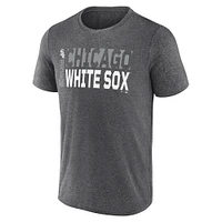 Men's Fanatics  Heather Charcoal Chicago White Sox Fundamentals Shoot For The Sky T-Shirt