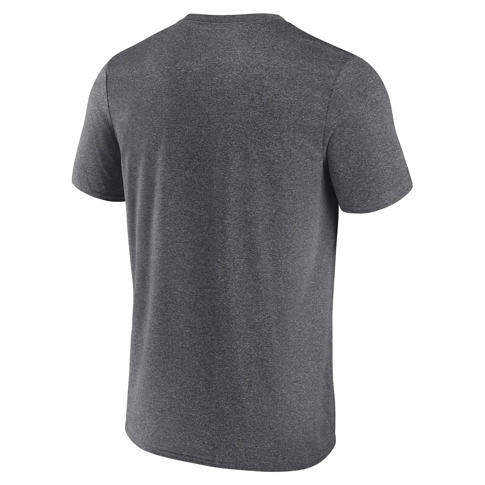 Men's Fanatics  Heather Charcoal Chicago White Sox Fundamentals Shoot For The Sky T-Shirt