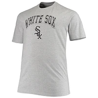 Men's Fanatics Heathered Gray Chicago White Sox Big & Tall Secondary T-Shirt