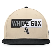 Men's Fanatics Khaki/Black Chicago White Sox Cycle Snapback Hat