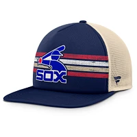 Casquette snapback Powers de la collection Cooperstown des Chicago White Sox pour homme, bleu marine/naturel