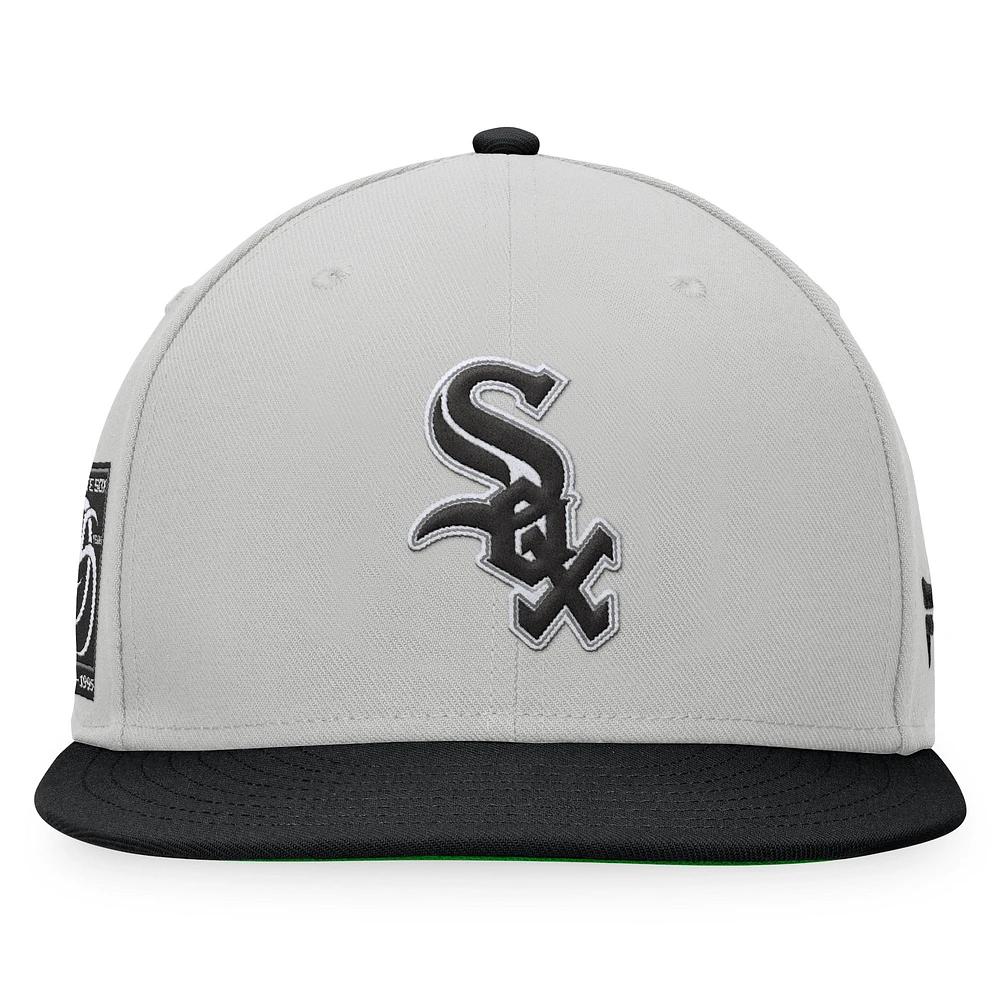 Men's Fanatics Tan/Black Chicago White Sox Glory Days Two-Tone Snapback Hat