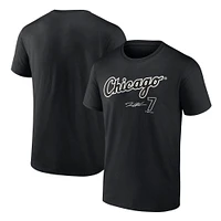 Men's Fanatics Tim Anderson Black Chicago White Sox Player Name & Number T-Shirt