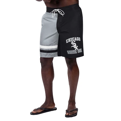 Men's G-III Sports by Carl Banks Black Chicago White Sox Anchor Swim Trunks