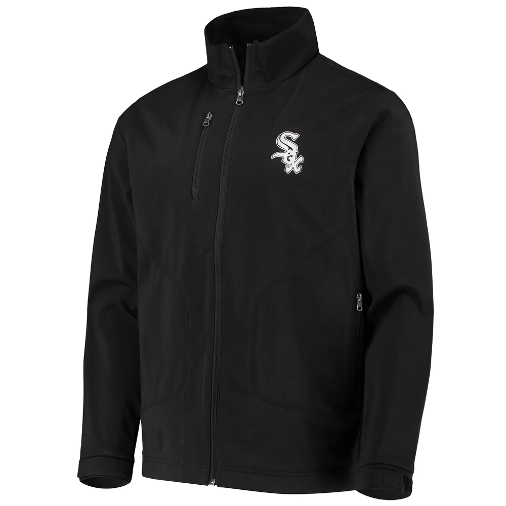 Men's G-III Sports by Carl Banks Black Chicago White Sox Strong Side Full-Zip Jacket