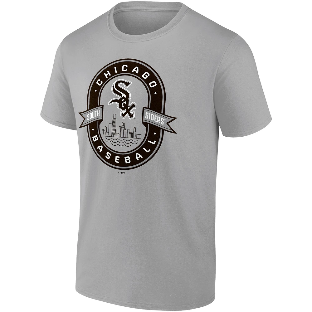 T-shirt gris pour homme des Chicago White Sox Iconic Glory Bound