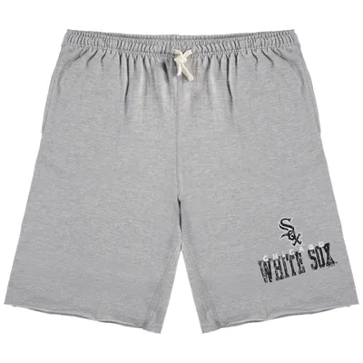 Chicago White Sox Big & Tall French Terry Shorts - Heathered Gray