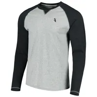 Men's johnnie-O Charcoal/Heather Gray Chicago White Sox Alsen Raglan Long Sleeve T-Shirt