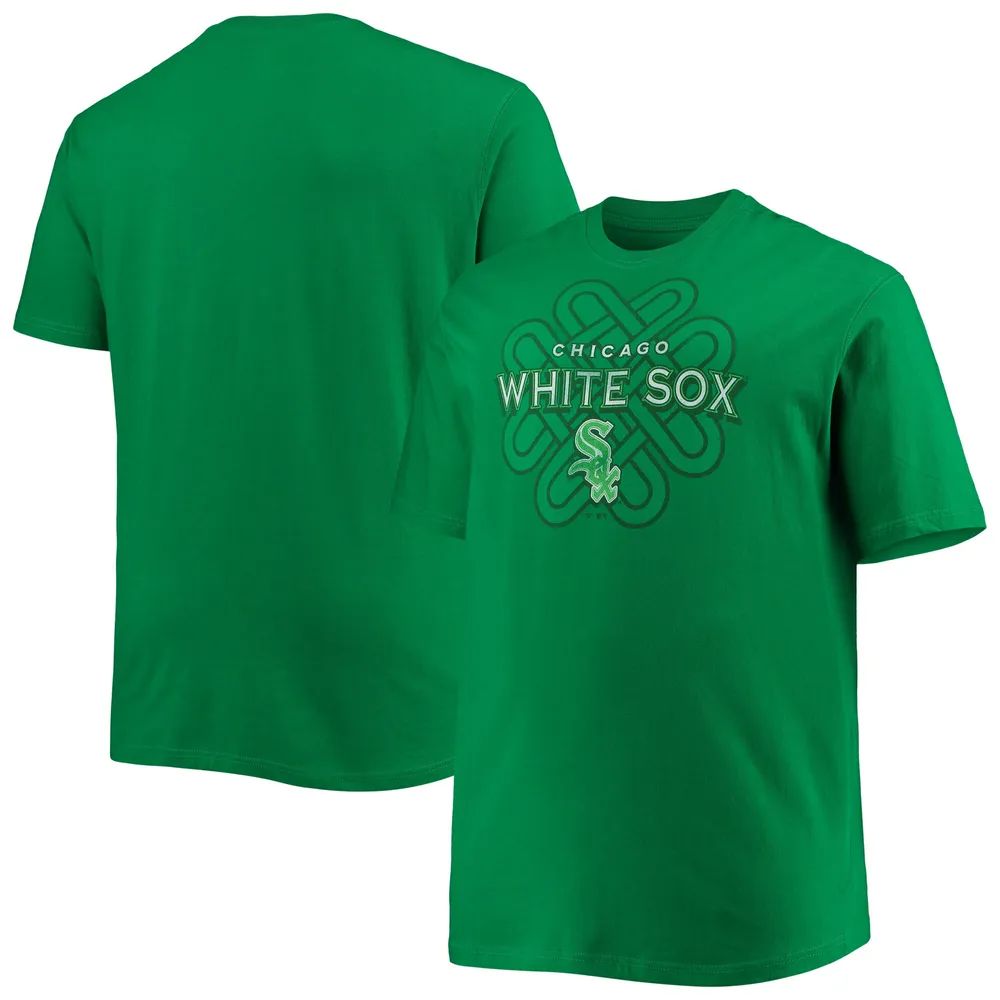 Men's Chicago White Sox Fanatics Branded Black Big & Tall Pride Logo T-Shirt
