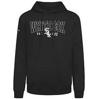 Men's Levelwear Black Chicago White Sox Accolade Podium Textbook Pullover Hoodie