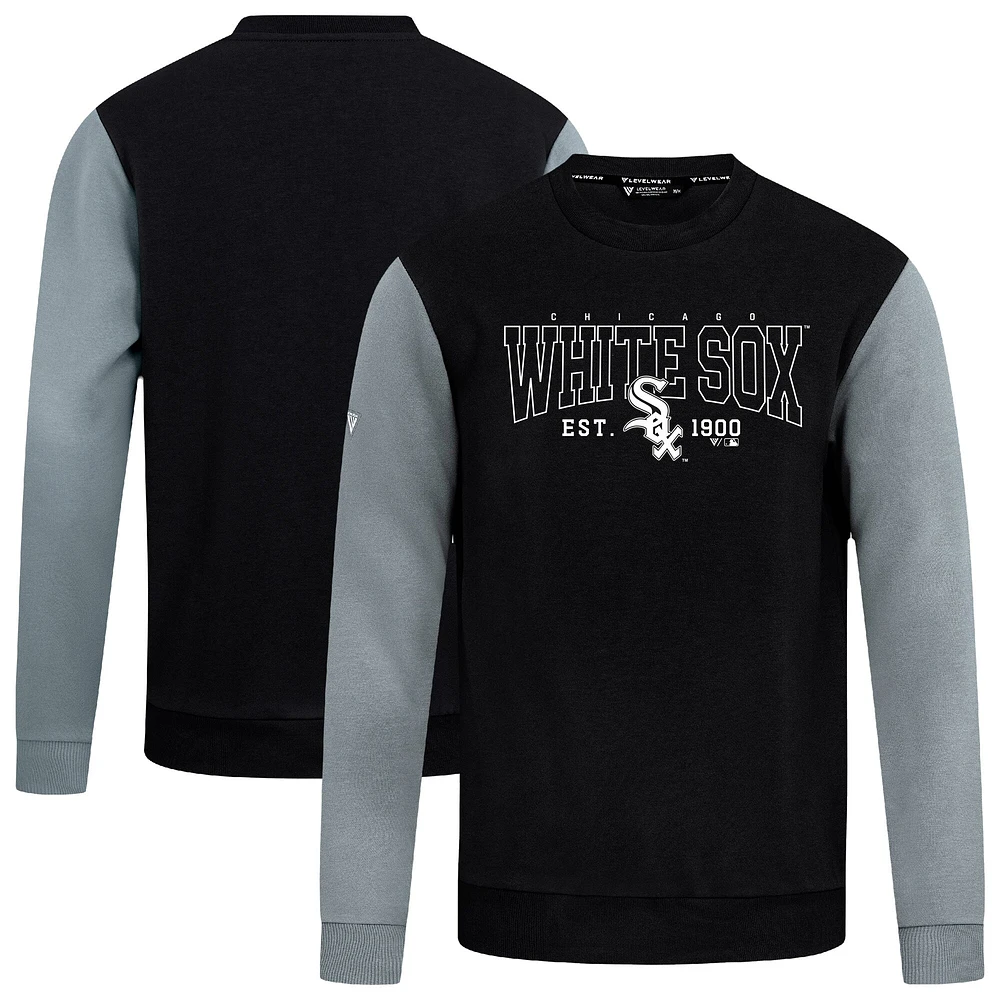 Sweat-shirt noir pour homme Levelwear Chicago White Sox Accolade Ultimate Textbook
