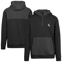Men's Levelwear  Black Chicago White Sox Chicane Insignia 2.0 Quarter-Zip Hoodie