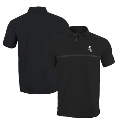 Chicago White Sox Levelwear Sector Core Raglan Polo - Black