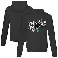 Men's Levelwear Black Chicago White Sox St. Patrick's Day Relay Boots Pullover Hoodie