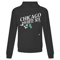 Men's Levelwear Black Chicago White Sox St. Patrick's Day Relay Boots Pullover Hoodie