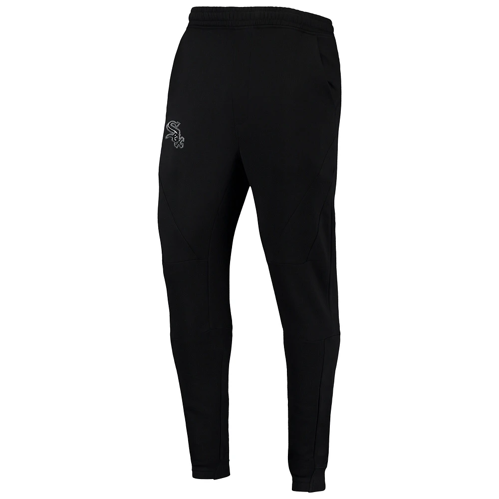 Pantalon en polaire Tempo 22 Chicago White Sox Levelwear pour hommes, noir