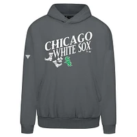 Men's Levelwear  Gray Chicago White Sox St. Patrick's Day Pullover Hoodie