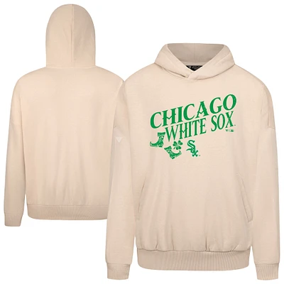 Men's Levelwear  Khaki Chicago White Sox St. Patrick's Day Pullover Hoodie