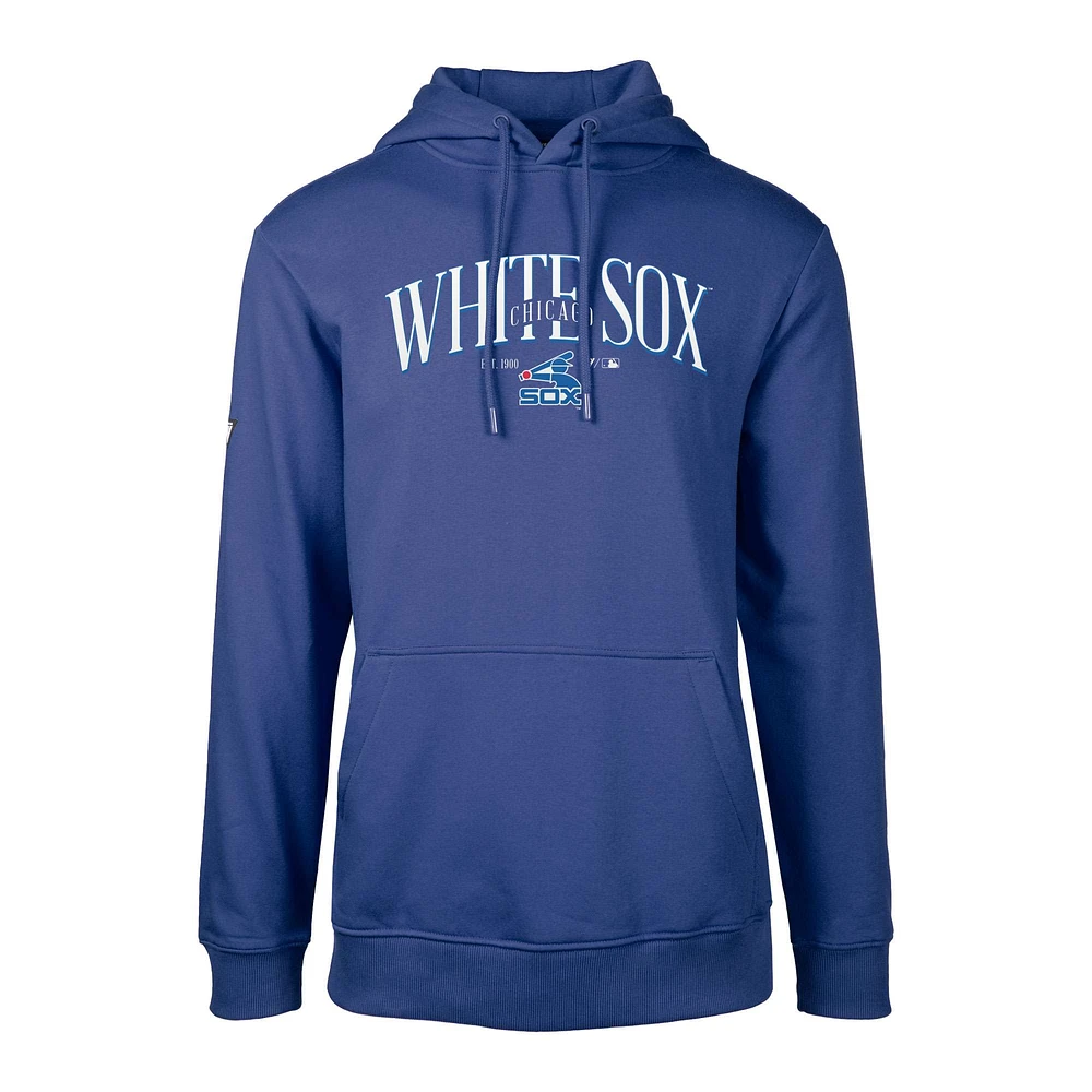Sweat à capuche rétro pour homme Levelwear Royal Chicago White Sox Cooperstown Collection Podium