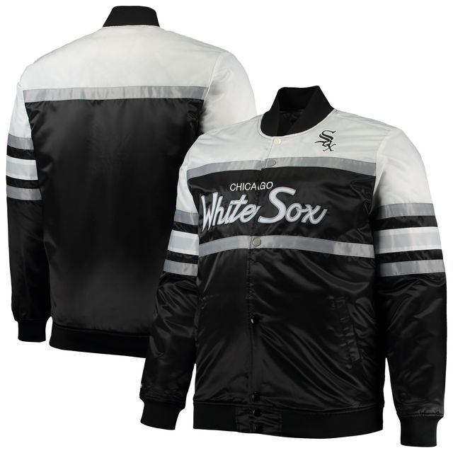 PRF WHTSOX NOIR GRIS MLB HOMMES B&T MNC COACHES VESTE EN SATIN JACMENXHW