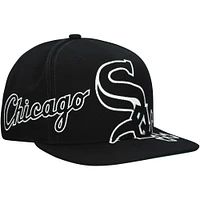 Men's Mitchell & Ness  Black Chicago White Sox Big Time Snapback Hat