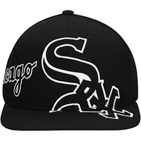 Men's Mitchell & Ness  Black Chicago White Sox Big Time Snapback Hat