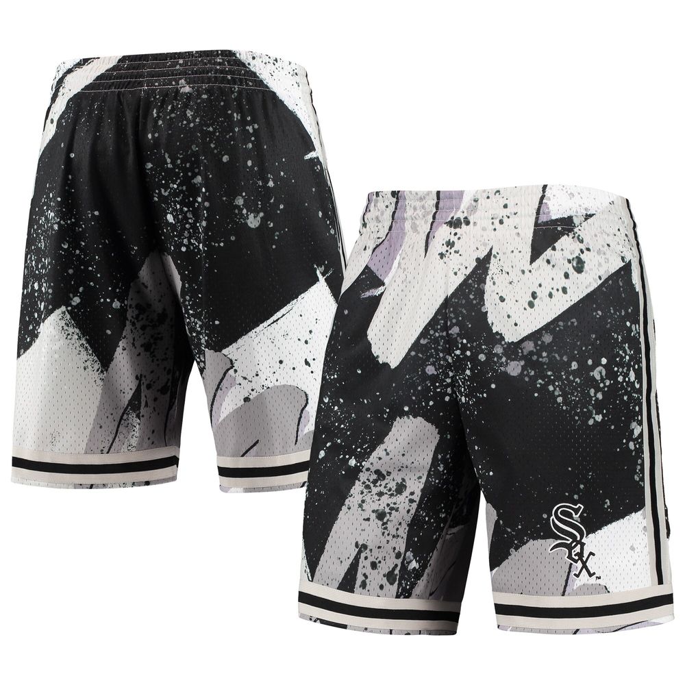 Men's Mitchell & Ness Black Chicago White Sox Hyper Hoops Shorts