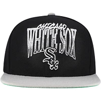 Men's Mitchell & Ness Black Chicago White Sox Rise Up Snapback Hat