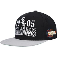 Mitchell & Ness pour homme Noir Chicago White Sox Champs Snapback Hat